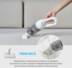 Aspirator fara fir 2-in-1, 120W, Filtru HEPA, incarcare USB