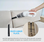 Aspirator fara fir 2-in-1, 120W, Filtru HEPA, incarcare USB