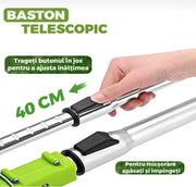 Motocoasa Electrica 120cm cu Acumulator 48V, Ajustabila cu Accesorii