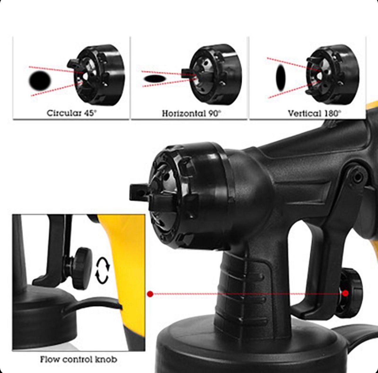 Pistol de Vopsit Electric 400W, cu Recipient 800ml