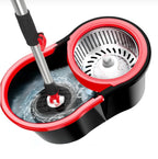 Set Mop Rotativ cu Găleată 8L, Mâner Extensibil 125cm