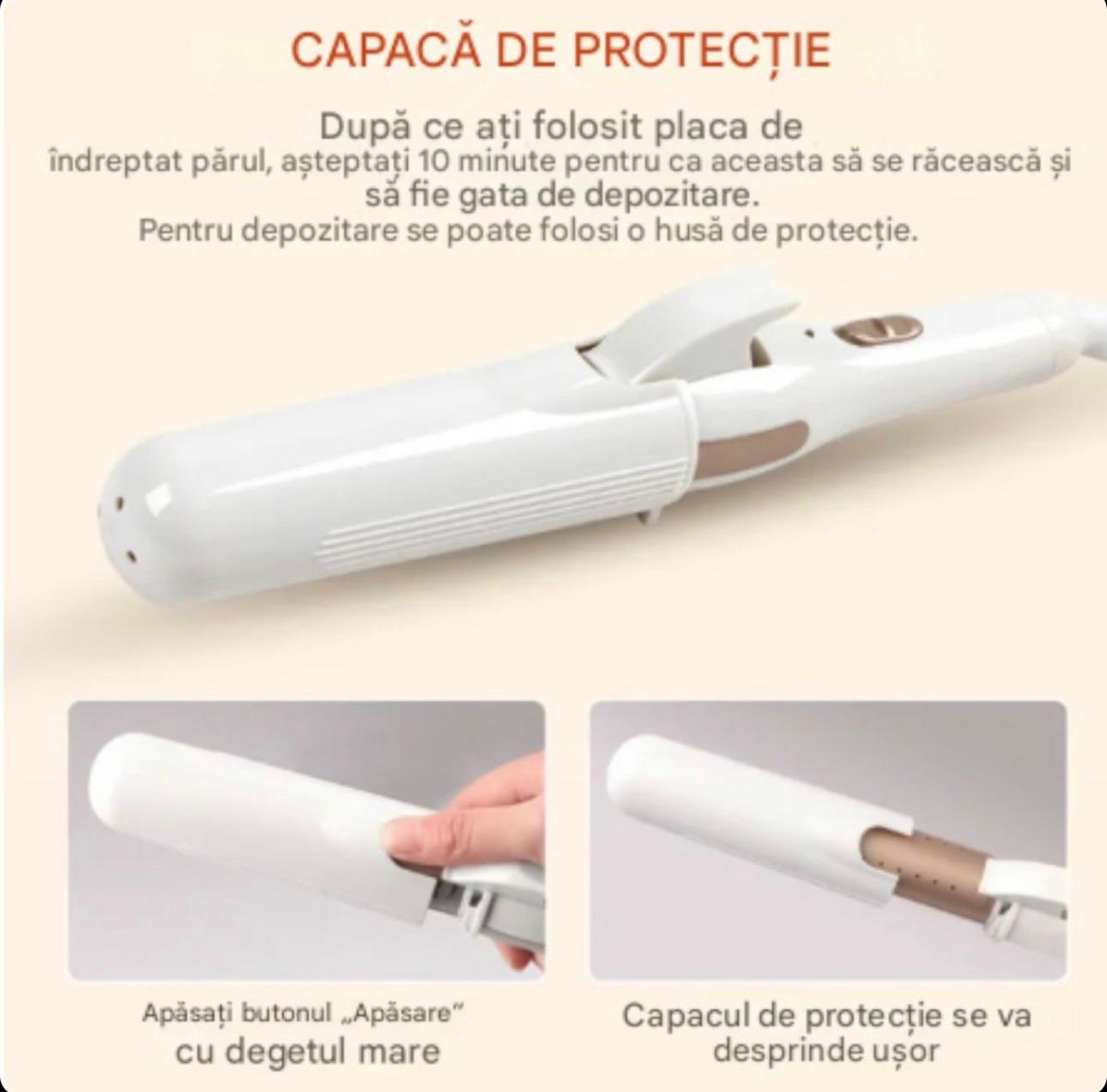Ondulator Profesional 2în1, cu Placă de Îndreptat și Ondulat
