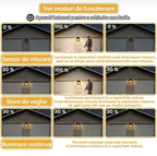 Lampa Solara De Perete, 3 Moduri De Functionare, Senzori De Miscare