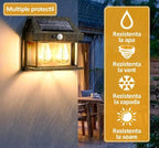 Lampa Solara De Perete, 3 Moduri De Functionare, Senzori De Miscare