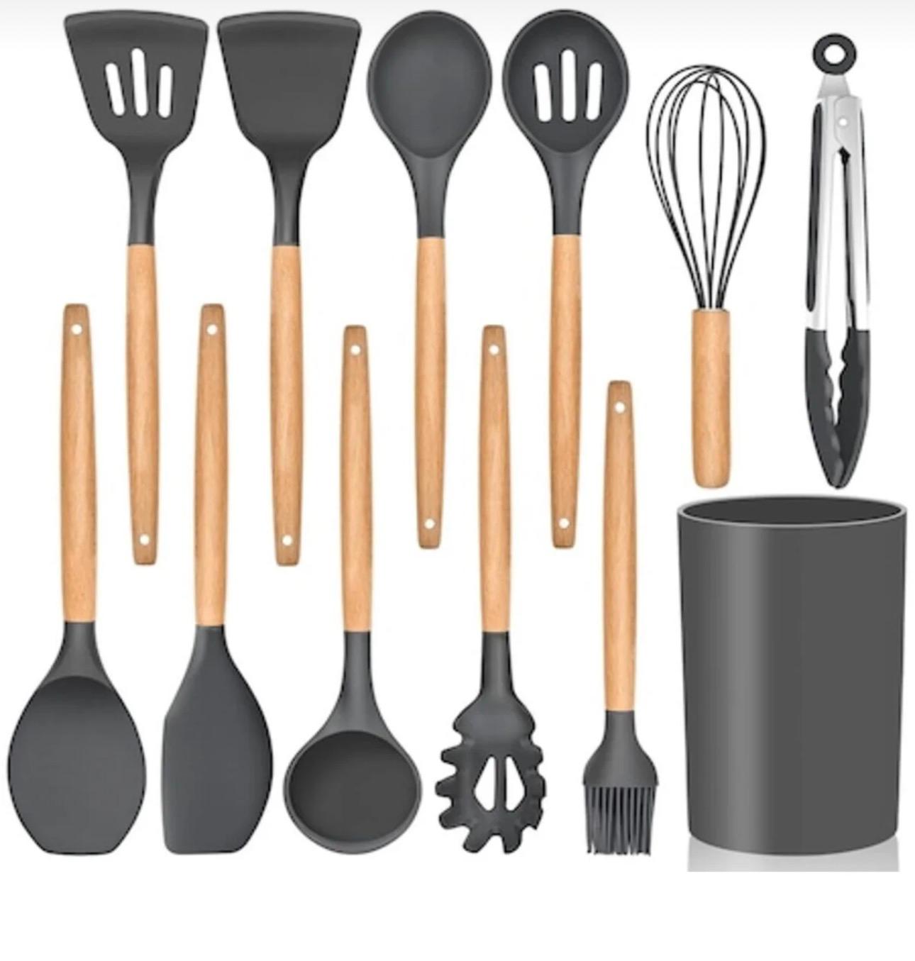 Set 12 Ustensile de Bucătărie, Diferite Culori