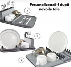 Suport de Vase Pliabil cu lavetă din microfibră