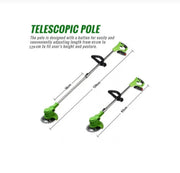 Motocoasa Electrica 120cm cu Acumulator 48V, Ajustabila cu Accesorii