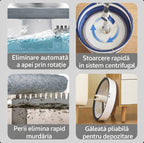 Mop Rotativ cu Mâner Telescopic 118–140cm Cu Găleată Pliabilă 5 L