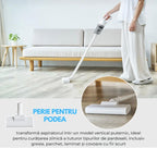 Aspirator fara fir 2-in-1, 120W, Filtru HEPA, incarcare USB