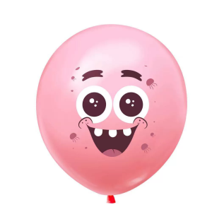 Baloane din Latex, 12/Tipla Model Sponge Bob, 30cm 12/set