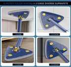 Mop Profesional cu Stoarcere, Laveta din Microfibra