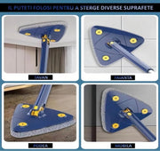 Mop Profesional cu Stoarcere, Laveta din Microfibra