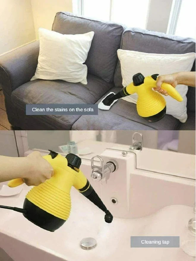 Aparat cu Aburi pentru Curățare , Degresare și Igienizare, Steam Cleaner Multifuncțional, Rezervor Generos, Accesorii Incluse