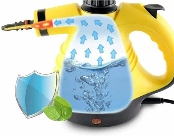 Aparat cu Aburi pentru Curățare , Degresare și Igienizare, Steam Cleaner Multifuncțional, Rezervor Generos, Accesorii Incluse