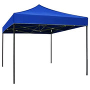 Pavilion pliabil 3x3 m pentru gradina, cadru metalic, cort exterior rezistent, albastru