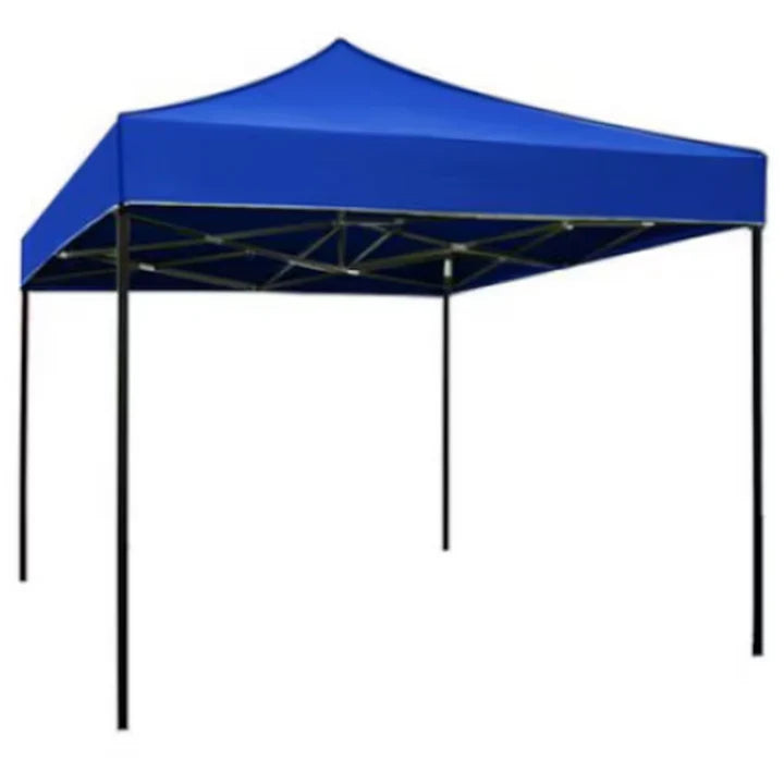 Pavilion pliabil 3x3 m pentru gradina, cadru metalic, cort exterior rezistent, albastru