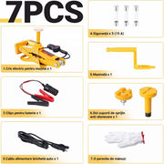 Cric Electric Auto 3T cu Telecomandă și Accesorii