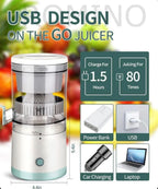 Storcător Electric pentru Citrice USB Reîncărcabil