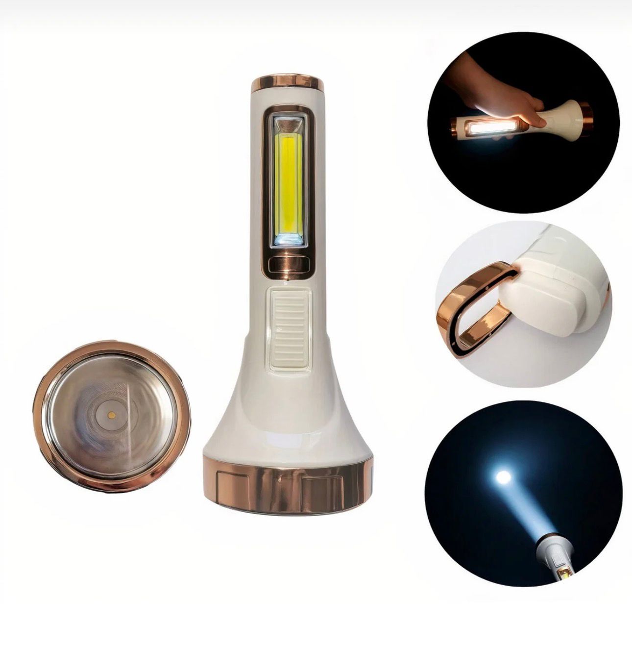 Lanternă LED Reîncărcabilă USB-C cu 2 Moduri