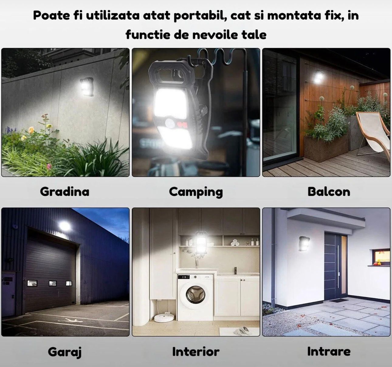 Lampa Solara LED 23x9cm cu Senzor Lumina si Miscare, Model Cleste