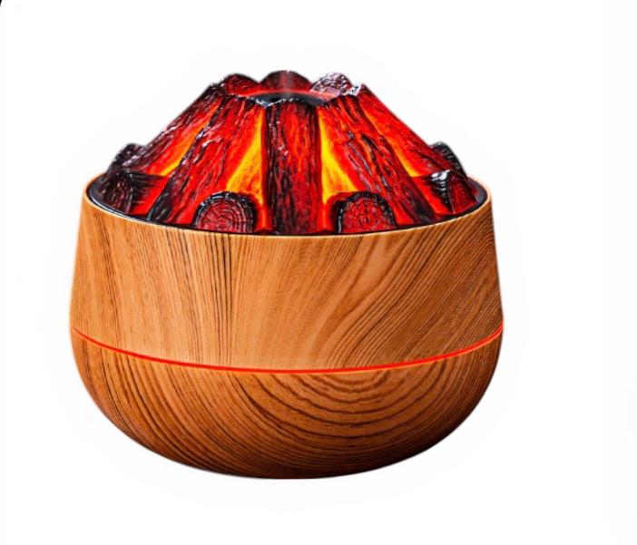 Umidificator 200ml Model Carbune, Difuzor cu Aroma USB