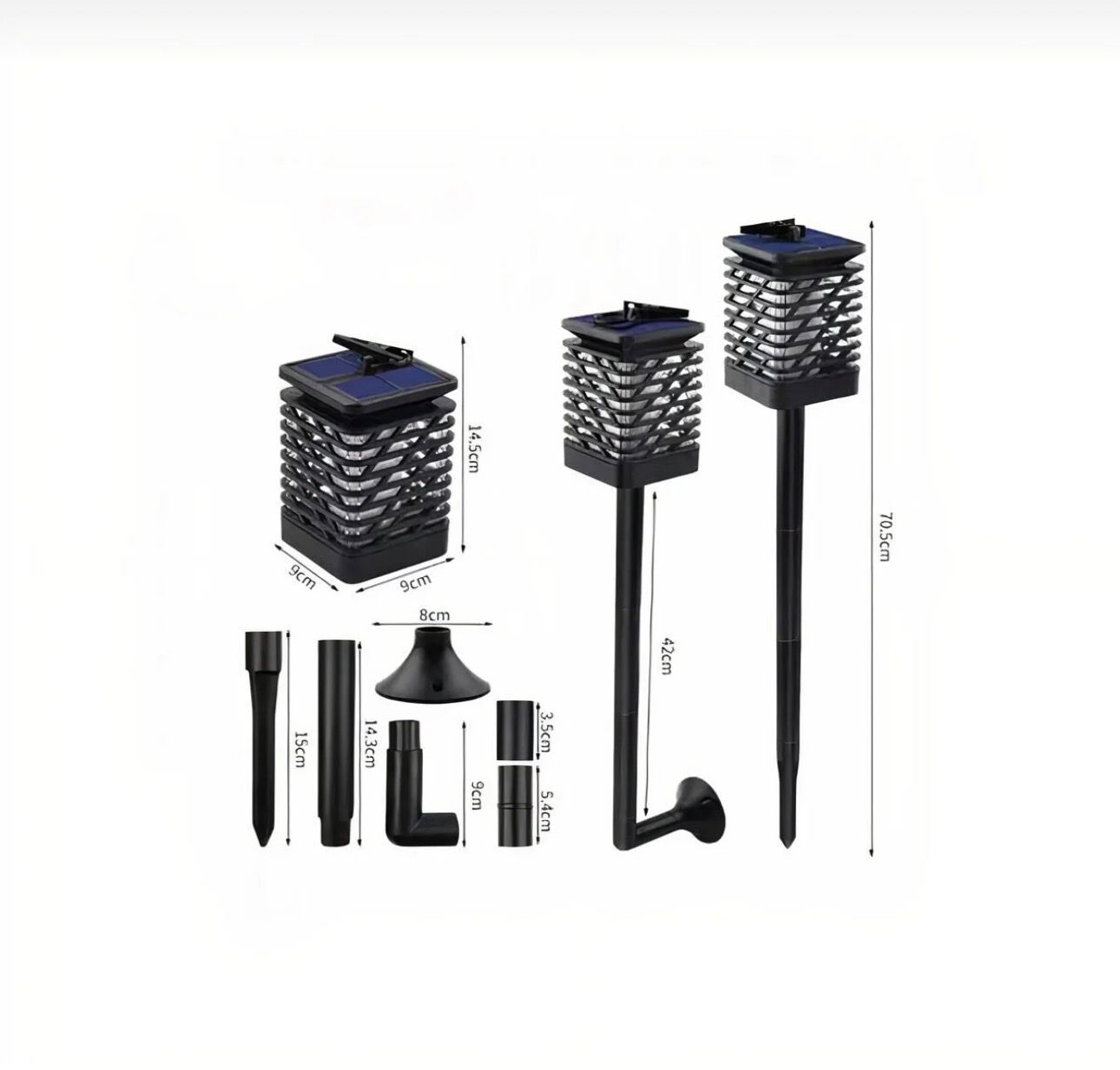 Lampa Solara pentru Gradina, Impermeabila, 65 cm