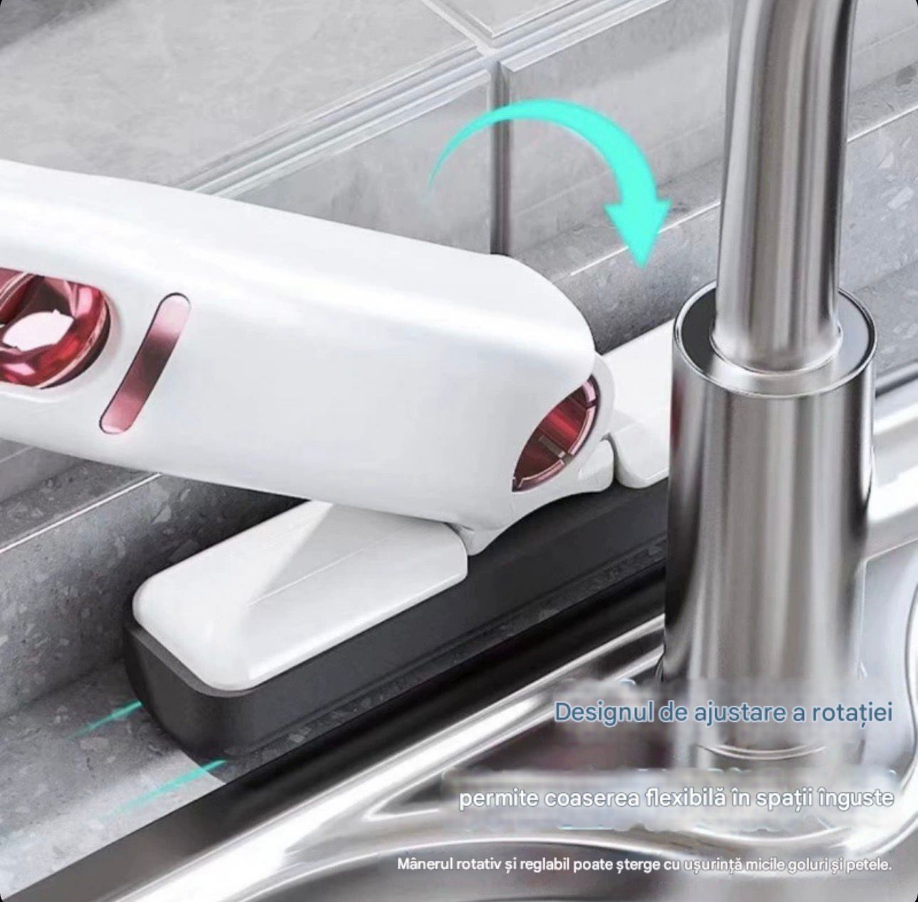 Mop de Mana Portabil, Cu Sistem de Stoarcere Curatare Manuala