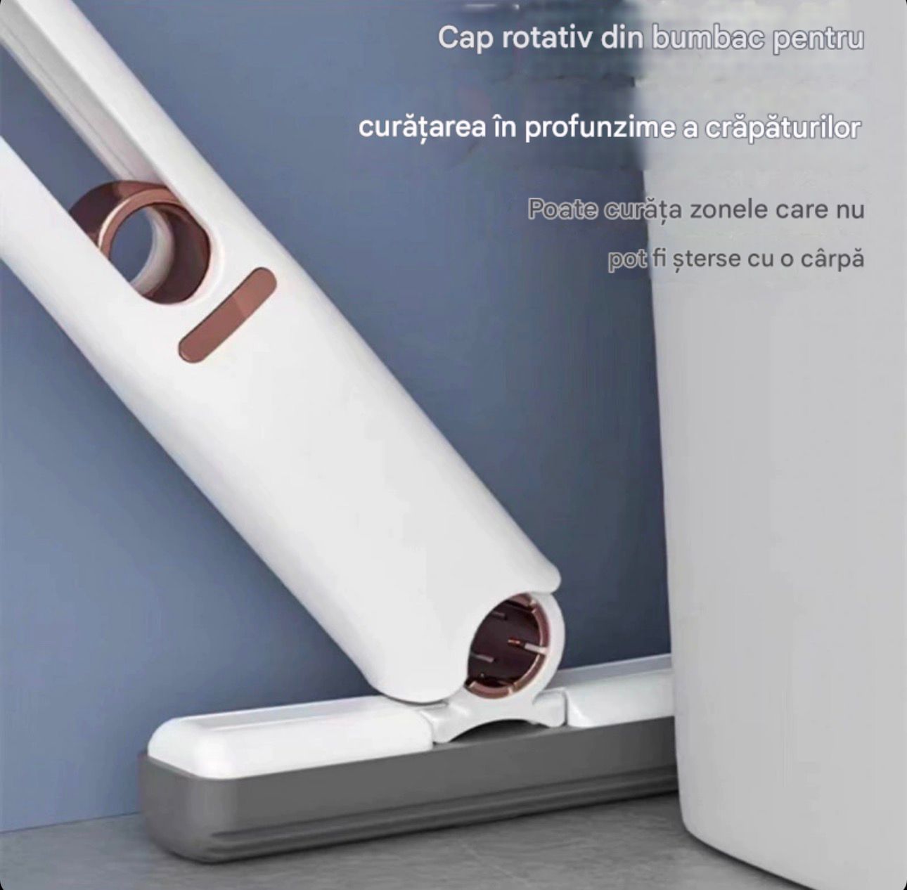 Mop de Mana Portabil, Cu Sistem de Stoarcere Curatare Manuala