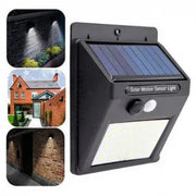Set 10 lămpi solare de perete cu senzor de mișcare, 30 LED, panou solar integrat