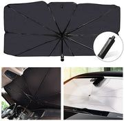 Parasolar Pliabil Tip Umbrelă pentru Parbriz Auto, Protecție UV, Pliere Rapidă, Izolare Termică, Compatibil Universal, Husă Inclusă