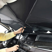 Parasolar Pliabil Tip Umbrelă pentru Parbriz Auto, Protecție UV, Pliere Rapidă, Izolare Termică, Compatibil Universal, Husă Inclusă