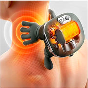 Aparat Masaj Cervical Multifunctional, 4D, 3 Intensitati, 2 Trepte Caldura 40/45°C, Wireless, Autonomie 70 min