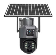 Camera Supraveghere Wi-FI Solara 6MP | Zoom Optic 10X | Card Memorie Cadou | Detectie Faciala si Auto Tracking 355° | Night Vision Color | IP66