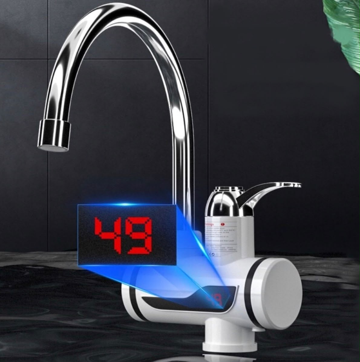 Robinet Electric cu Afișaj LCD – Apa Caldă Instant, Fara Așteptare!