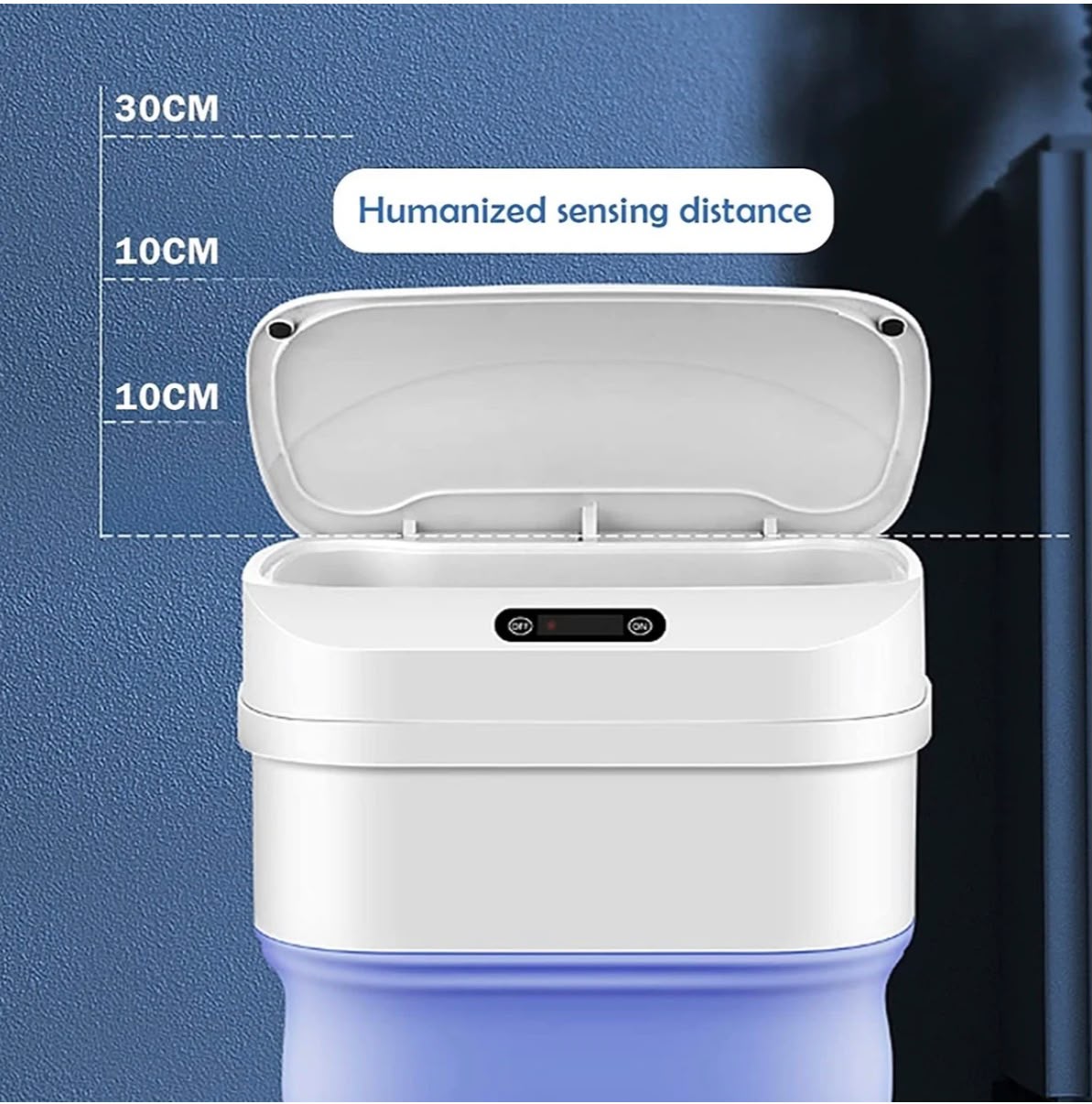 Coș de Gunoi Smart cu Deschidere Automată – 8L, Senzor Mișcare, Pliabil, Touch-Free