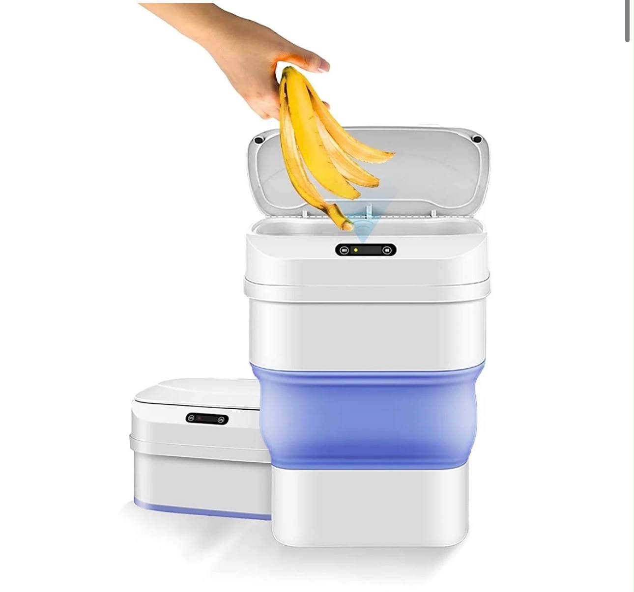 Coș de Gunoi Smart cu Deschidere Automată – 8L, Senzor Mișcare, Pliabil, Touch-Free