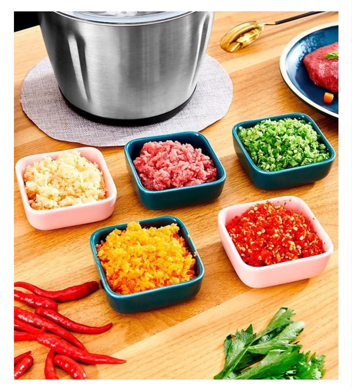 Tocator electric profesional, vas din inox, capacitate 5 litri
