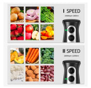 Blender de Mana Multifunctional – 2 Viteze, 2 Lame din Otel Inoxidabil, Mixare & Tocator, 5 Accesorii