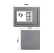 Seif Electronic Premium din Otel Rezistent – inchidere Digitala cu Cod PIN și Cheie de Rezerva