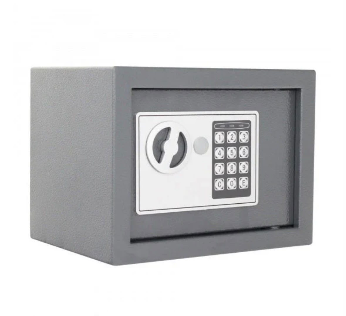 Seif Electronic Premium din Otel Rezistent – inchidere Digitala cu Cod PIN și Cheie de Rezerva