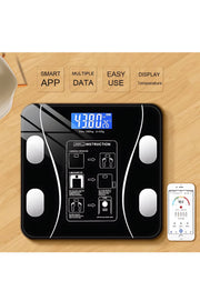 Cantar corporal cu ecran digital lluminat, aplicatie smart, compatibil android/los