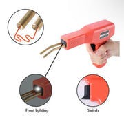 Kit Profesional Pistol pentru Lipit Plastic 50W, Aparat Sudură pentru Bară Auto, 200 Capse Incluse, Accesorii Complete pentru Repararea Fisurilor și Elementelor din Plastic