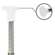 Etajera colt baie si dus, 4 rafturi reglabile, inaltime 100-260 cm, montare telescopica, organizator baie