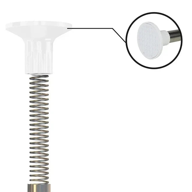 Etajera colt baie si dus, 4 rafturi reglabile, inaltime 100-260 cm, montare telescopica, organizator baie