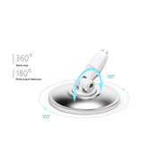 Set mop rotativ 360° cu galeata din inox, storcator automat si 4 rezerve microfibra, Garantie 3 Ani