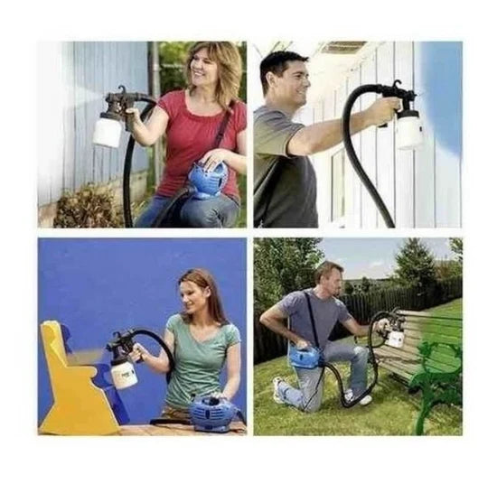 Aparat electric de vopsit si zugravit 650W, rezervor 800ml, pulverizare uniforma, pentru pereti, mobilier si garduri
