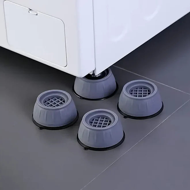 Set 4 picioare antisoc si antiderapante pentru masina de spalat si uscator, tampoane antivibratii universale