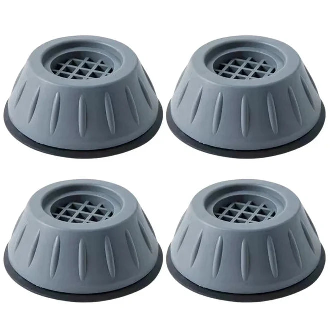 Set 4 picioare antisoc si antiderapante pentru masina de spalat si uscator, tampoane antivibratii universale