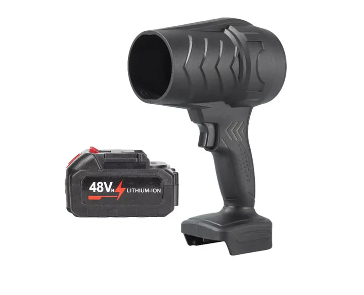 Suflantă aer electrică fără fir 48V, portabilă, acumulator Li-Ion, pentru curățare praf și resturi