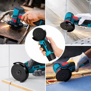 Mini Polizor Portabil 12V cu 2 Acumulatori și 5 Discuri
